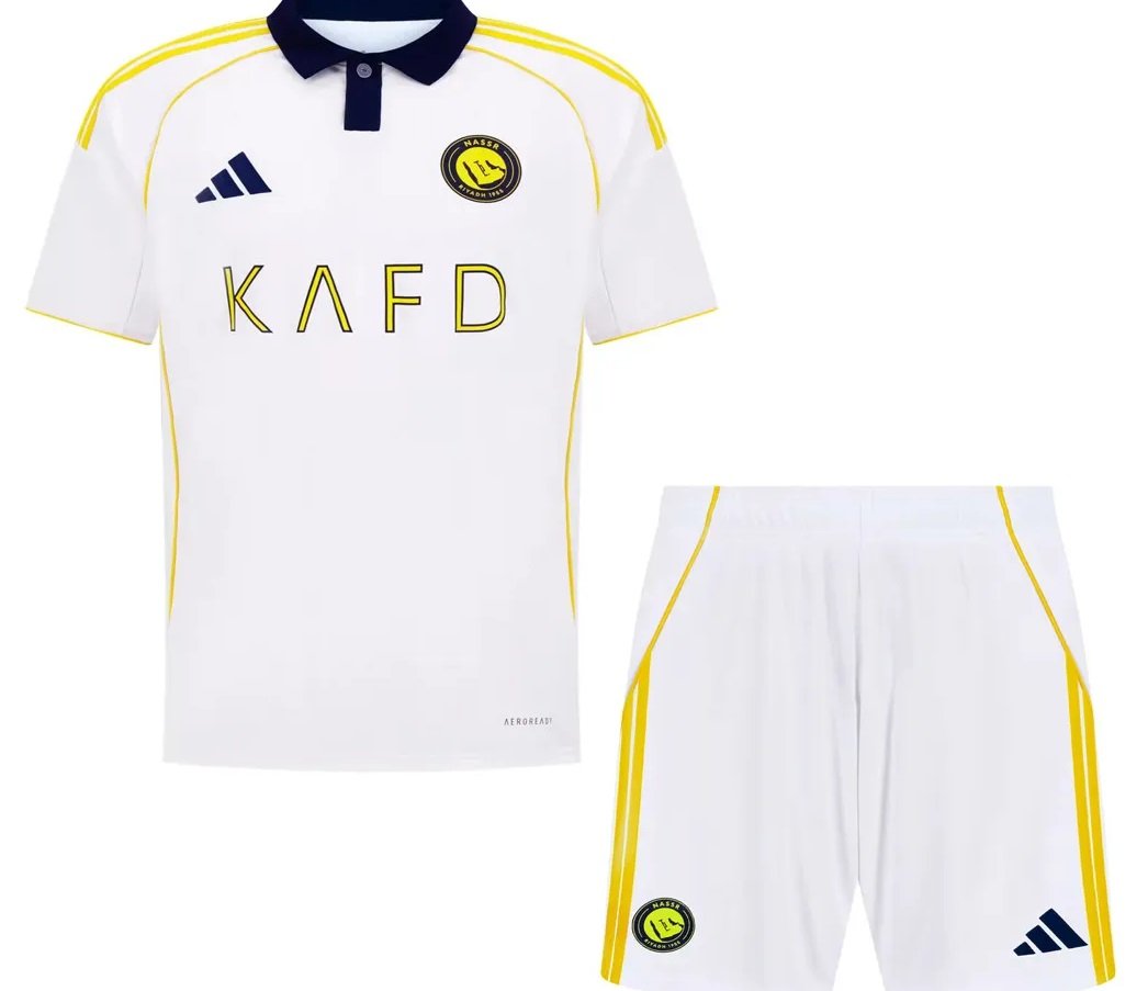 Kit infantil III Al Nassr 2025 2026 Adidas oficial 